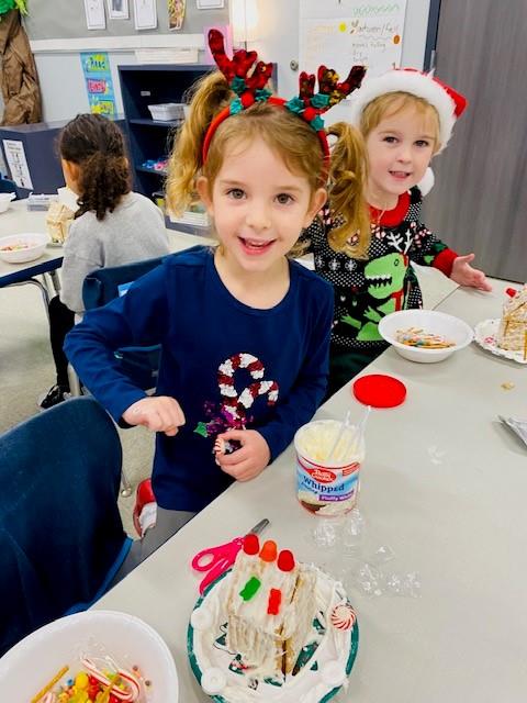 Students enjoying holiday activities